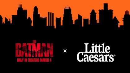 The Batman x Little Caesars = the Batman Calzony