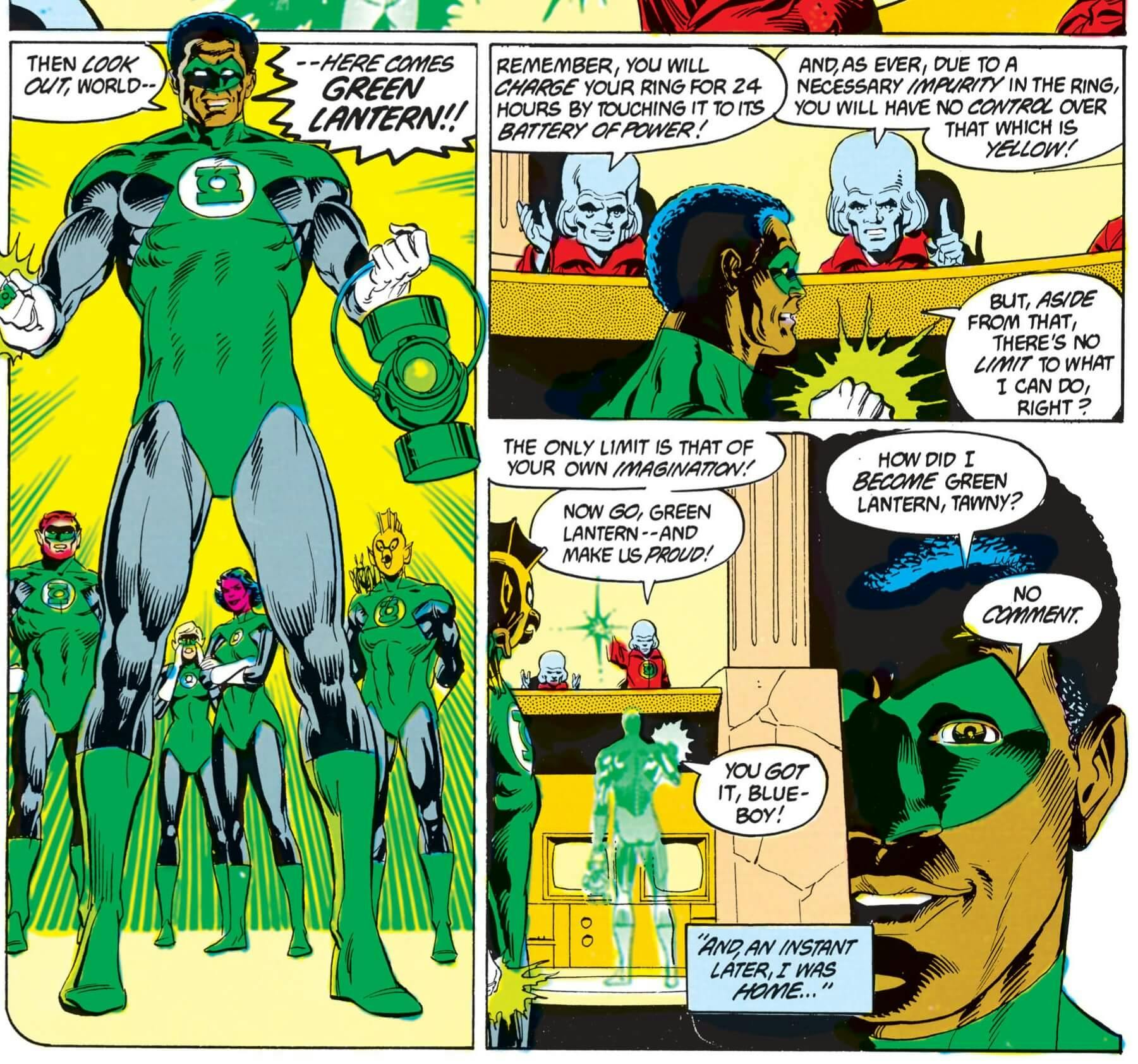 first appearance of john stewart green lantern