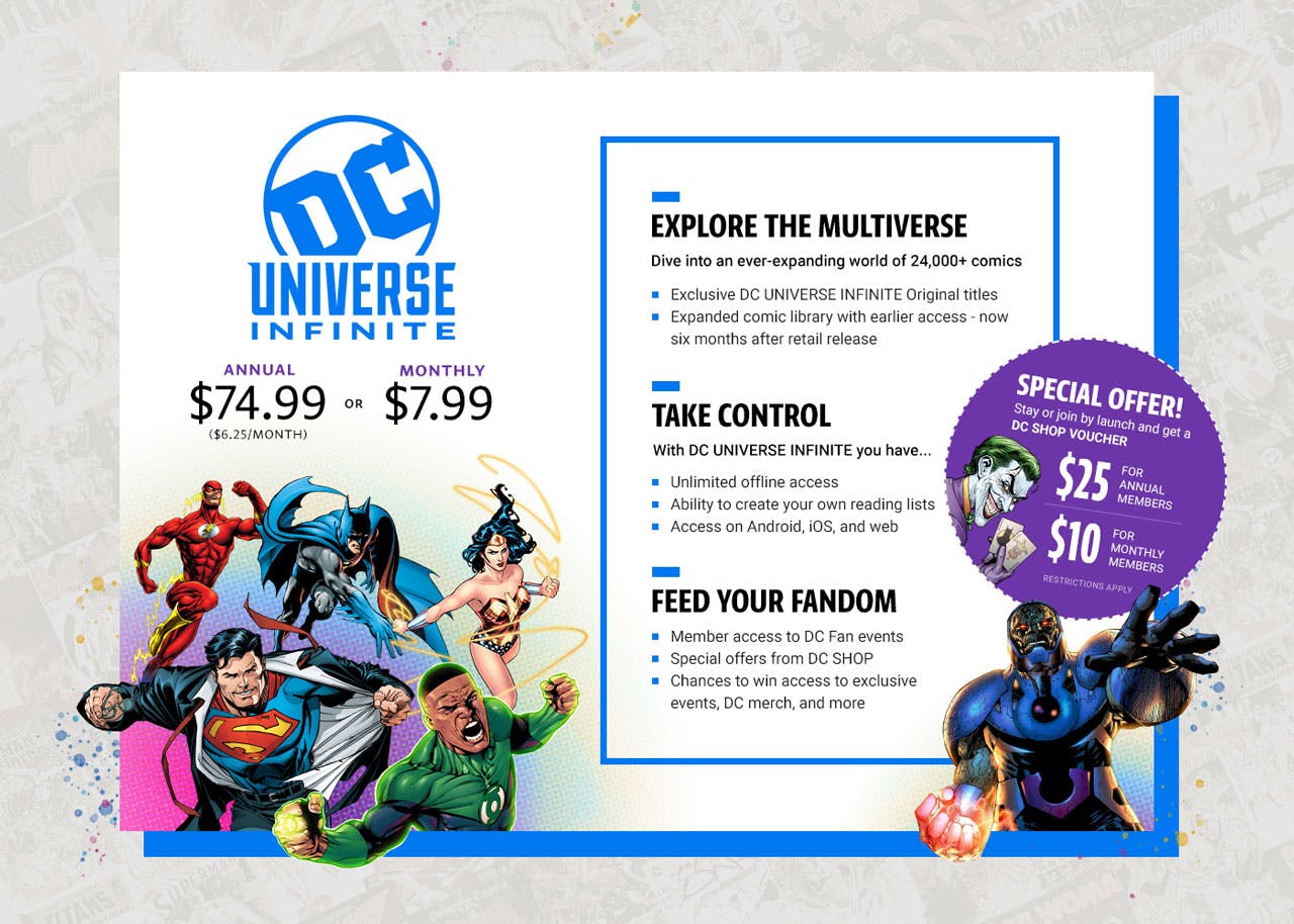 DC UNIVERSE Transforms Into DC UNIVERSE INFINITE!