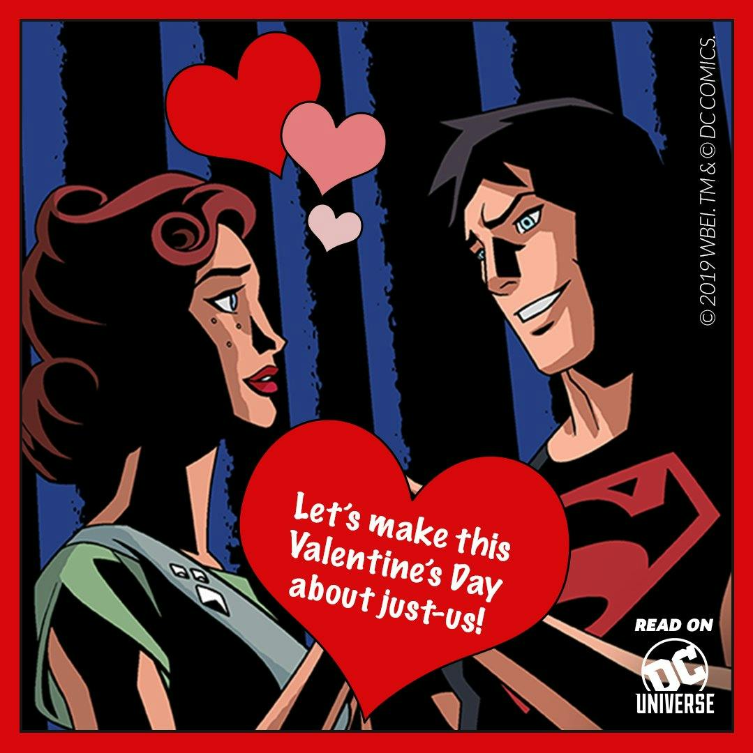 Give Your Sweetheart a DC Universe Valentine's Day Card!