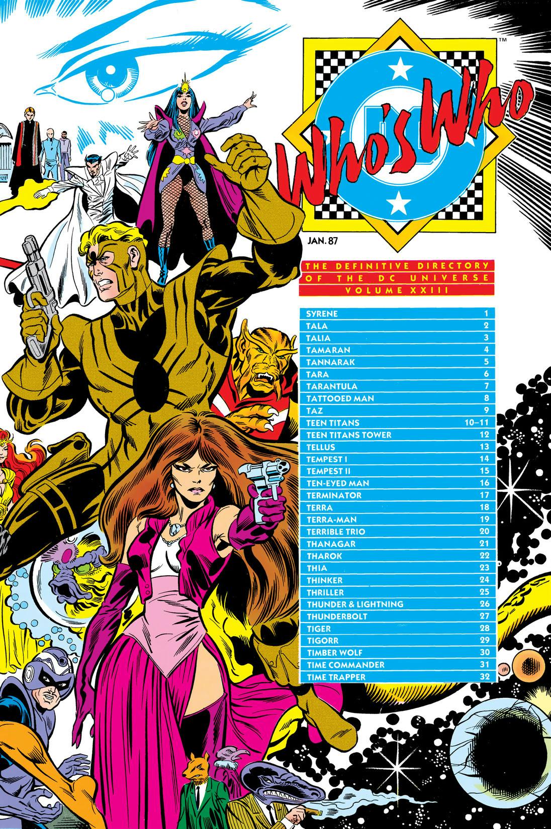 Who's Who: The Definitive Directory of the DC Universe #23