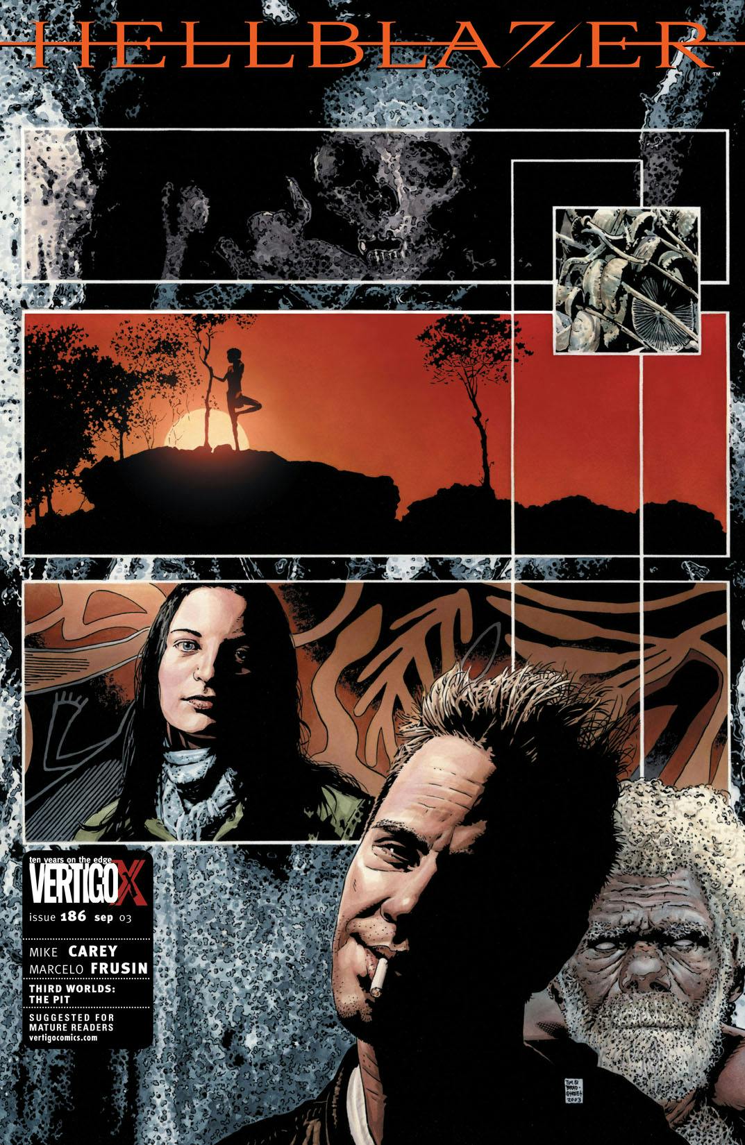 Hellblazer #186 preview images