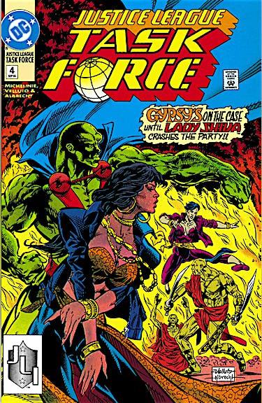 Justice League Task Force #4 preview images