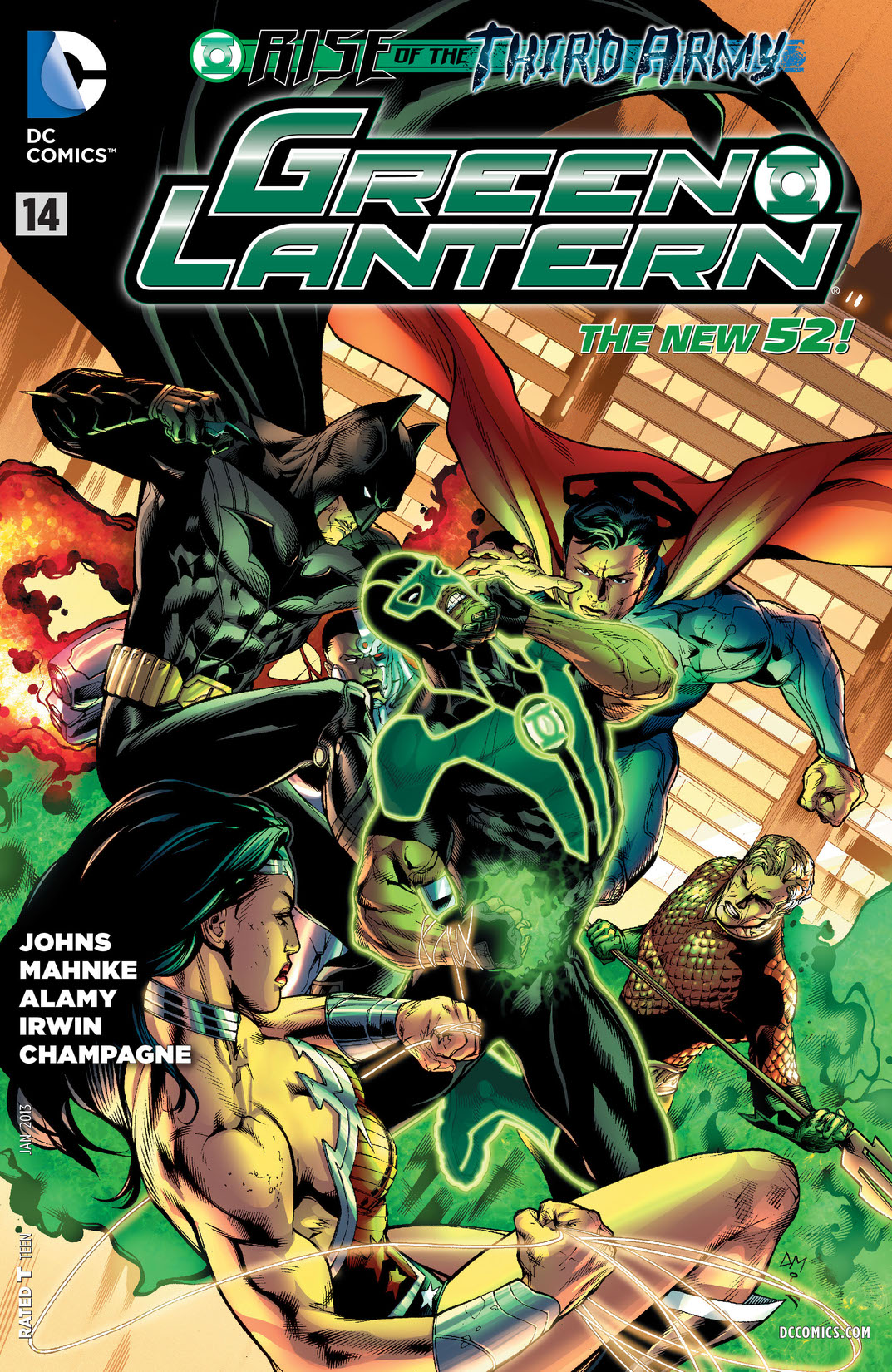 Green Lantern (2011-) #14 preview images