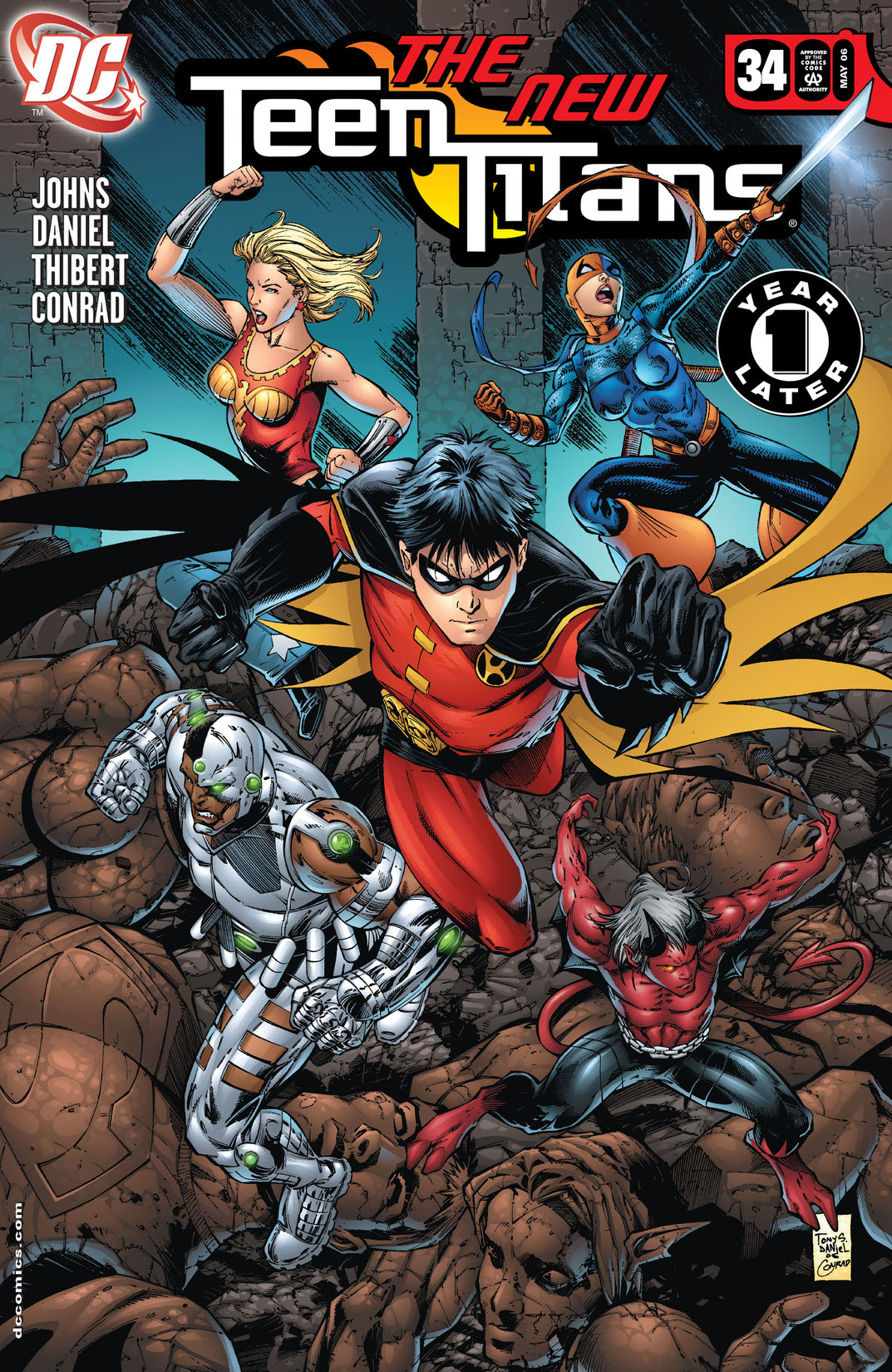 Teen Titans (2003-) #34 preview images
