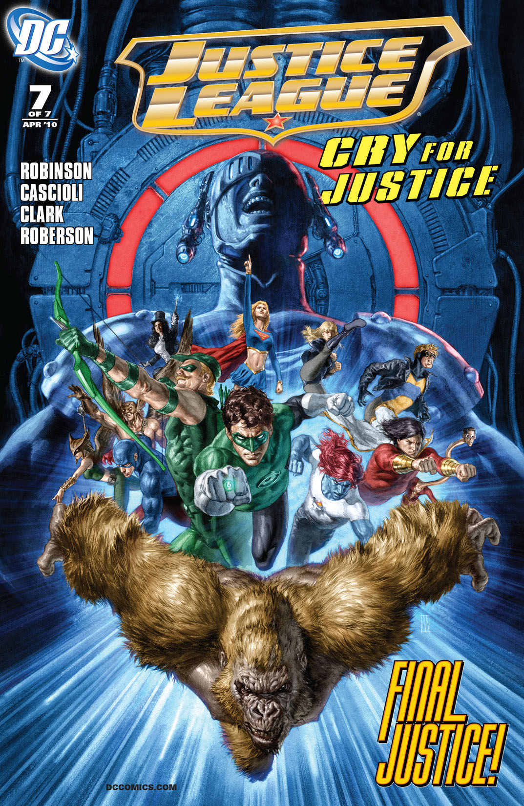 Justice League: Cry for Justice #7 preview images