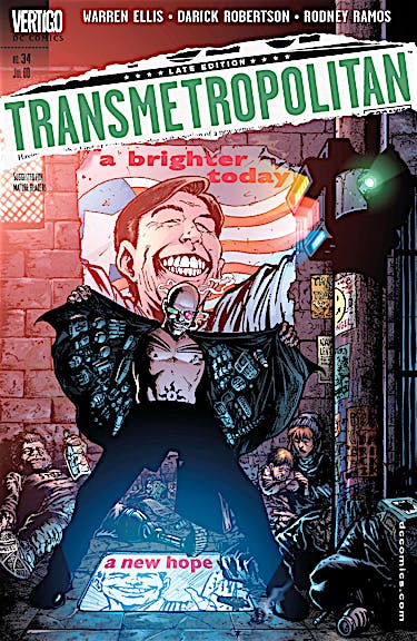 Transmetropolitan #34 preview images