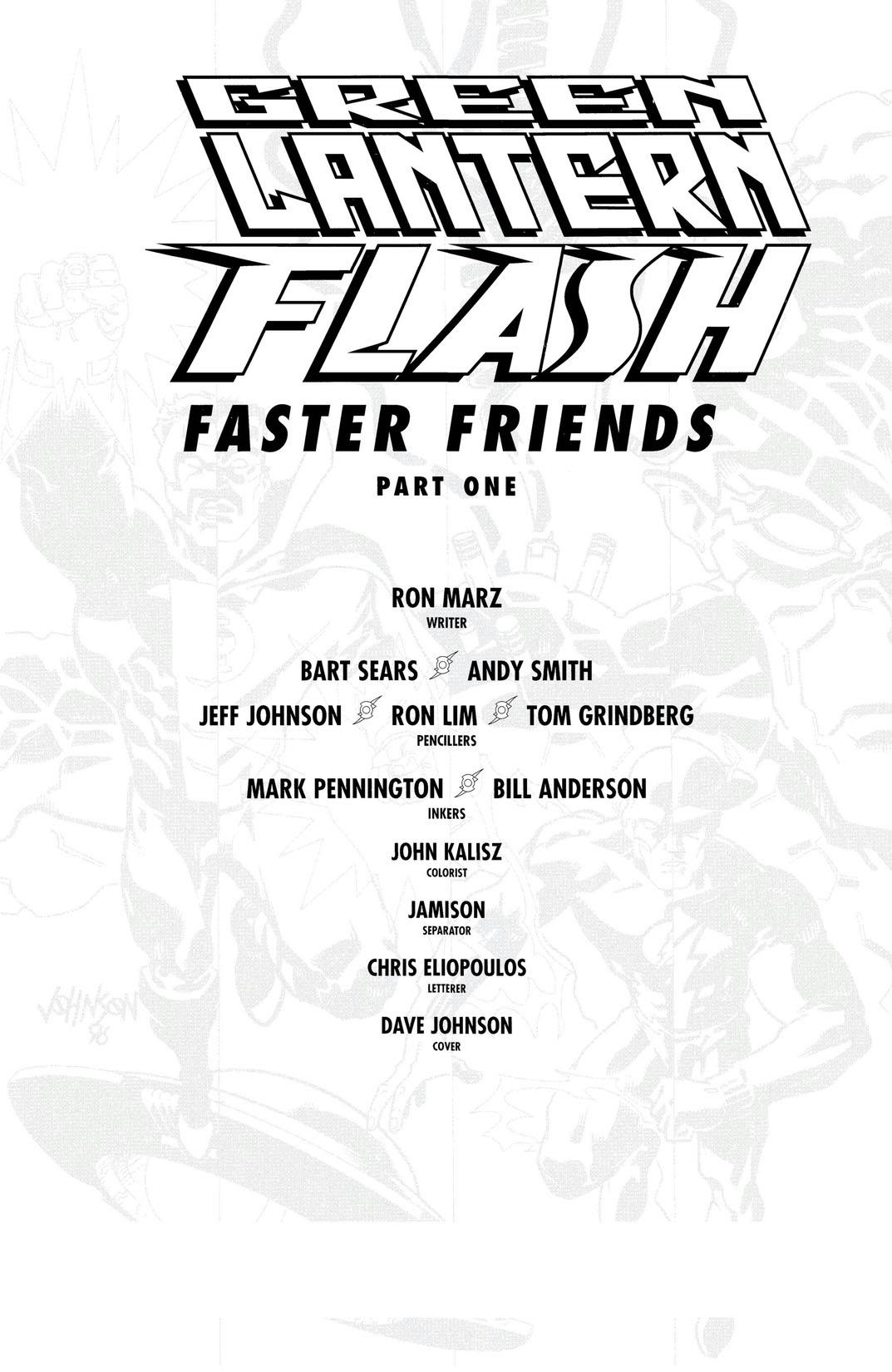 Green Lantern/Flash: Faster Friends series preview1