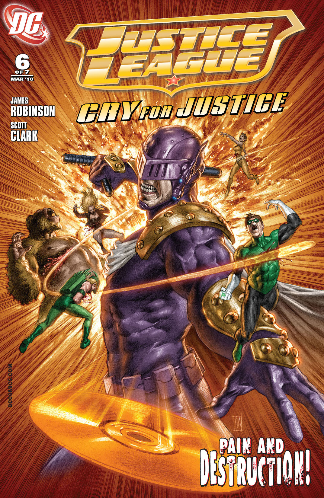 Justice League: Cry for Justice #6 preview images