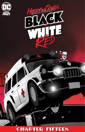 Harley Quinn Black + White + Red #15