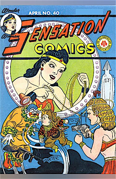Sensation Comics #40 preview images