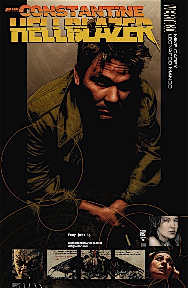 Hellblazer #207 preview images