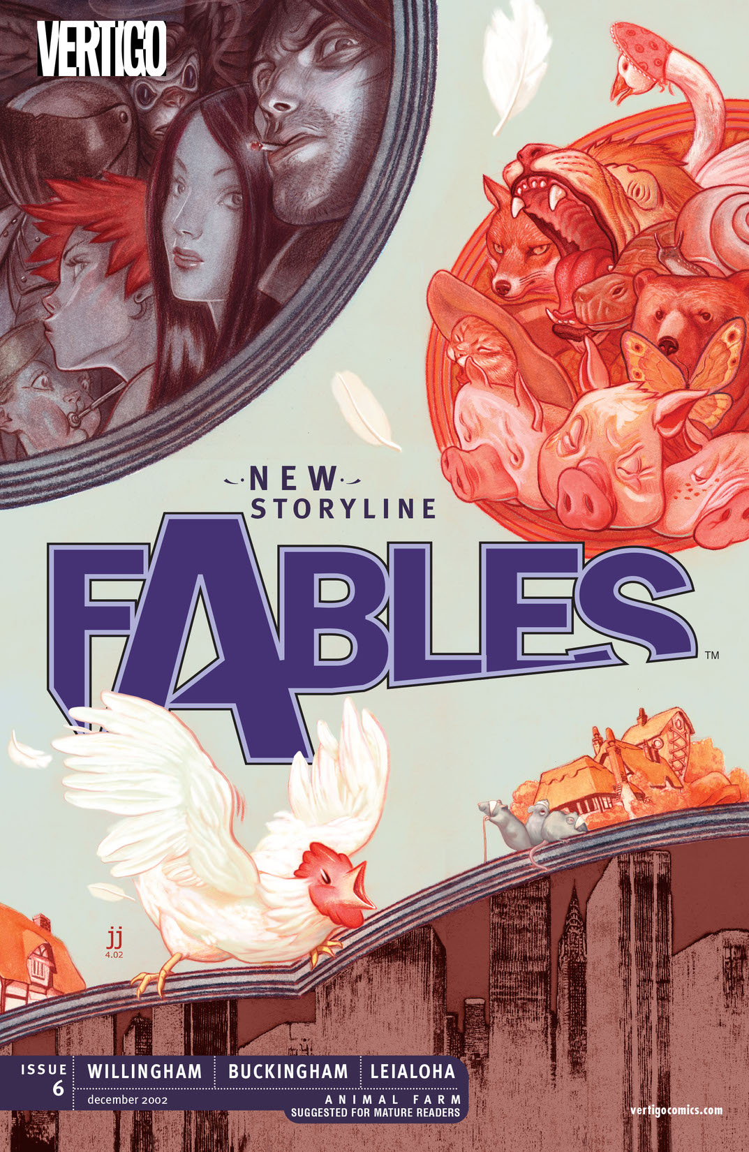 Fables #6 preview images
