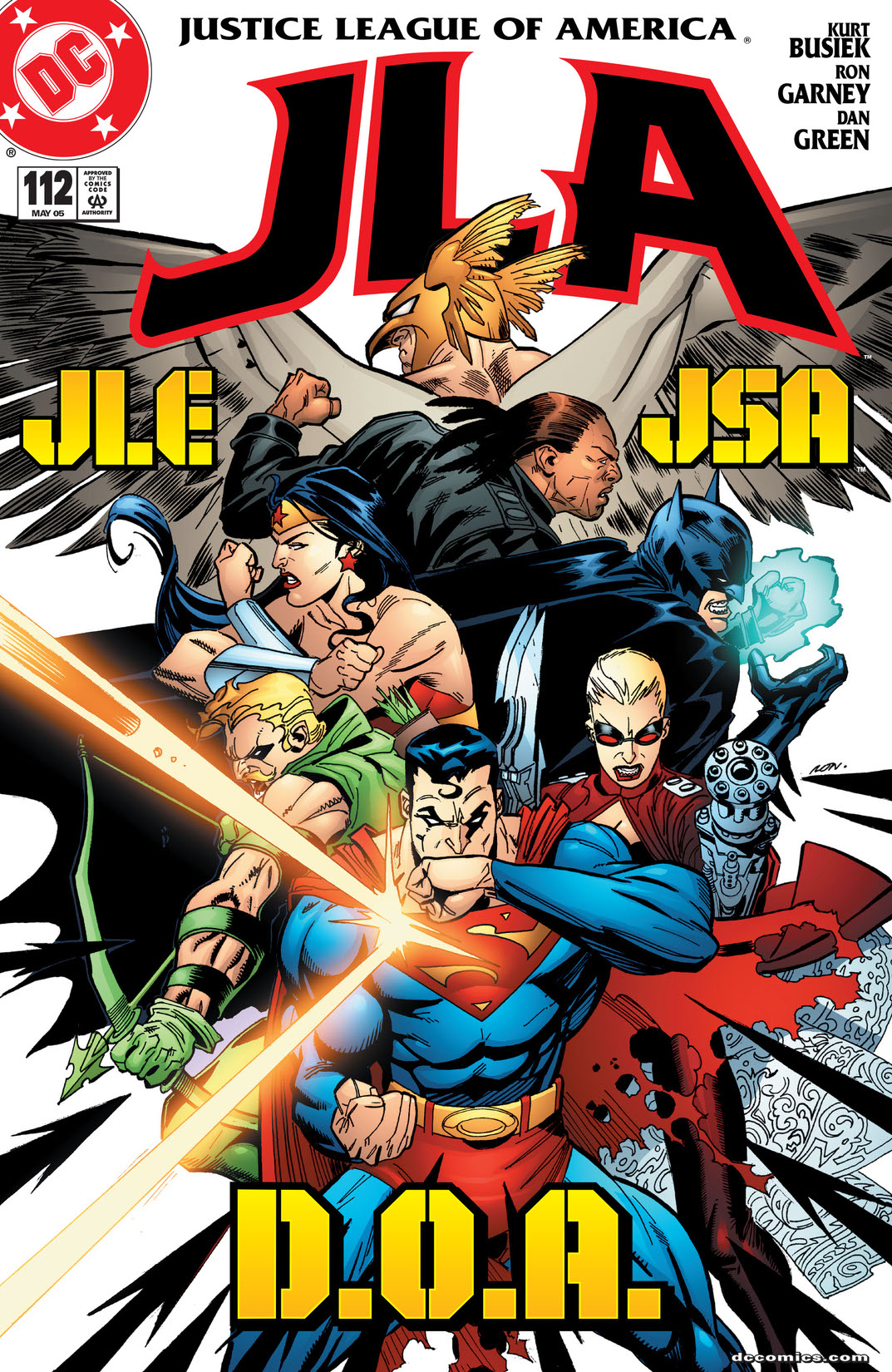 JLA #112 preview images