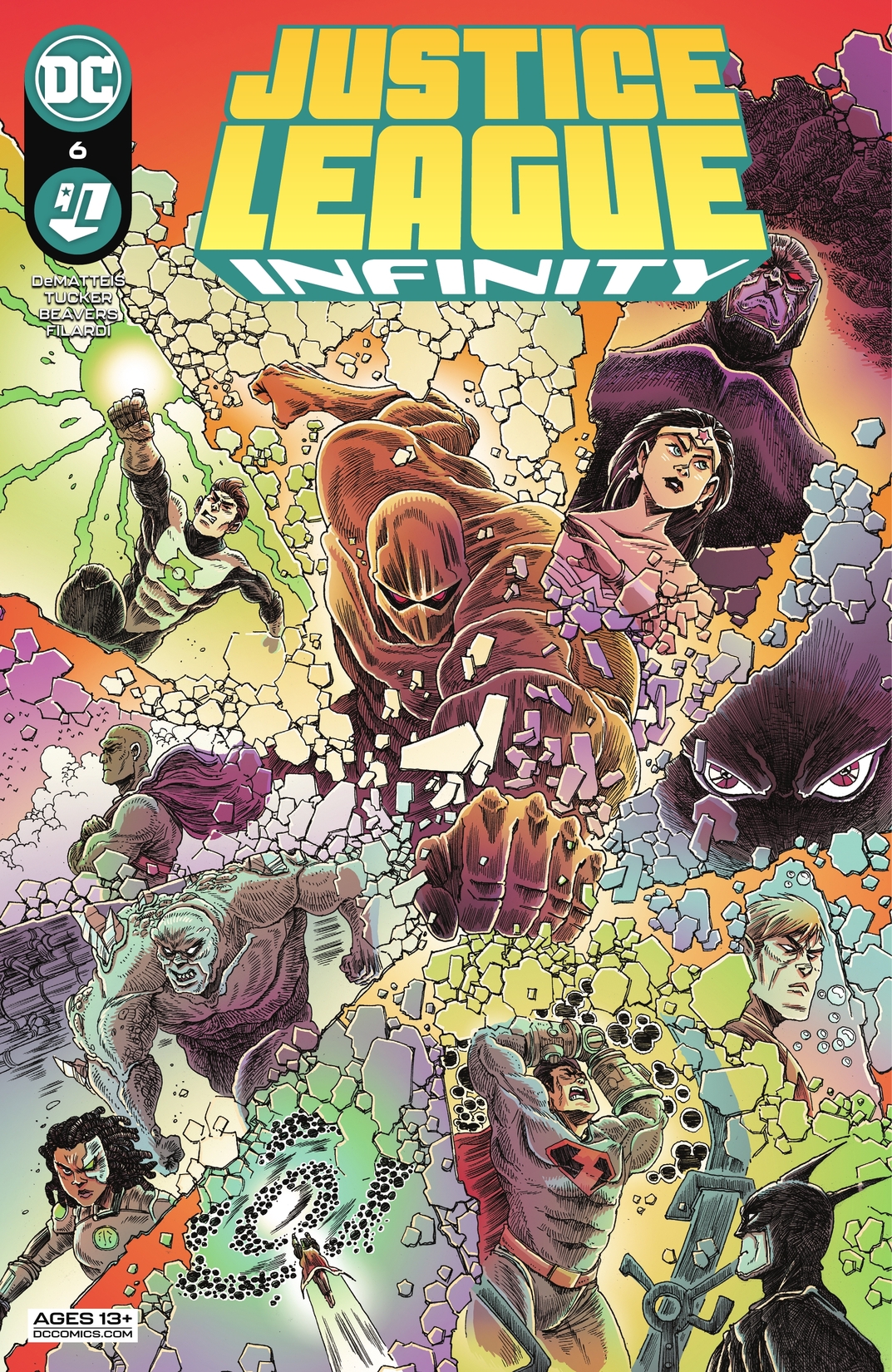 Justice League Infinity #6 preview images