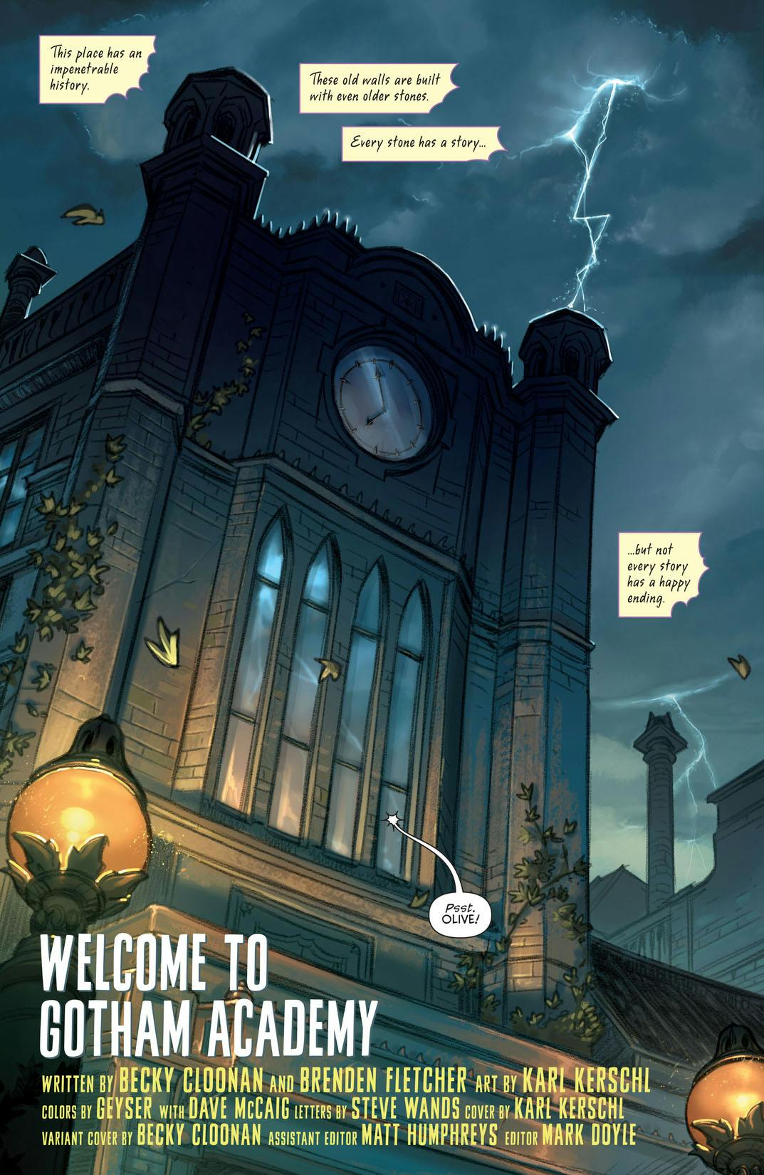 Gotham Academy series preview1