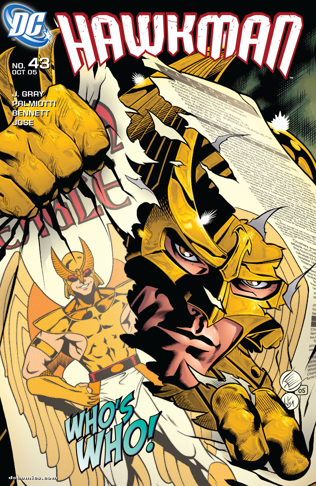 Hawkman (2002-) #43 preview images