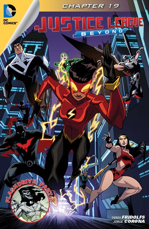 Justice League Beyond #19 preview images