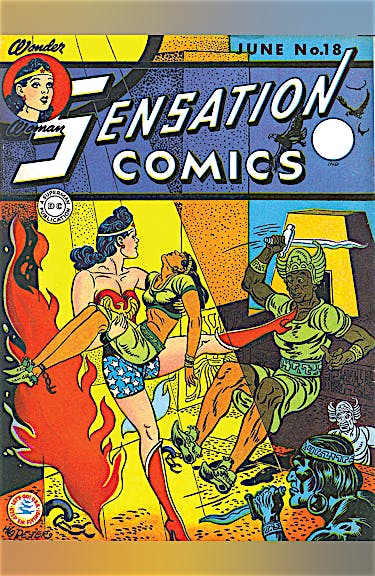 Sensation Comics #18 preview images