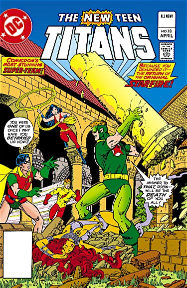 The New Teen Titans #18 preview images