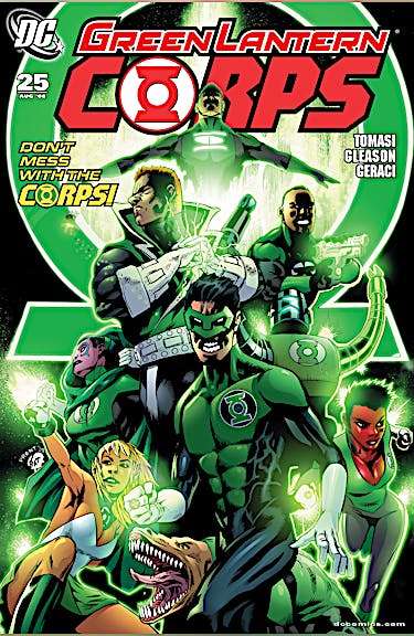 Green Lantern Corps (2006-) #25 preview images