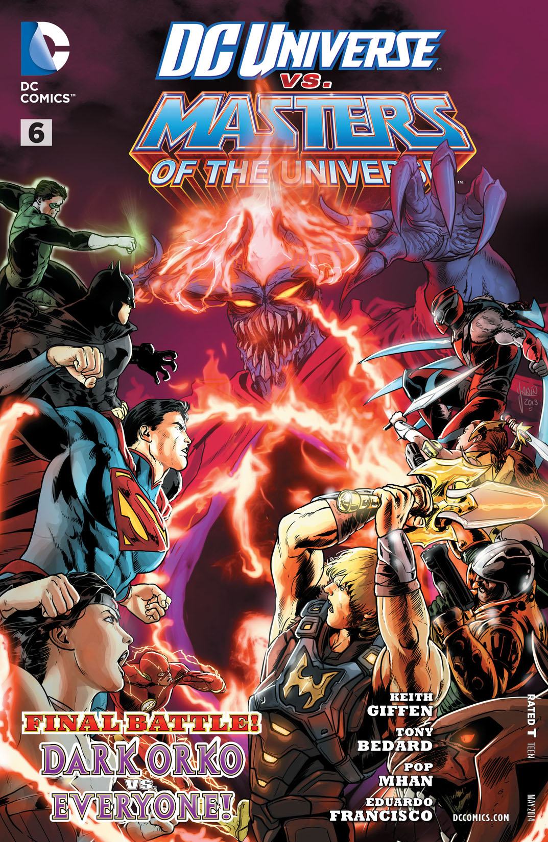 DC Universe vs. Masters of the Universe #6 preview images