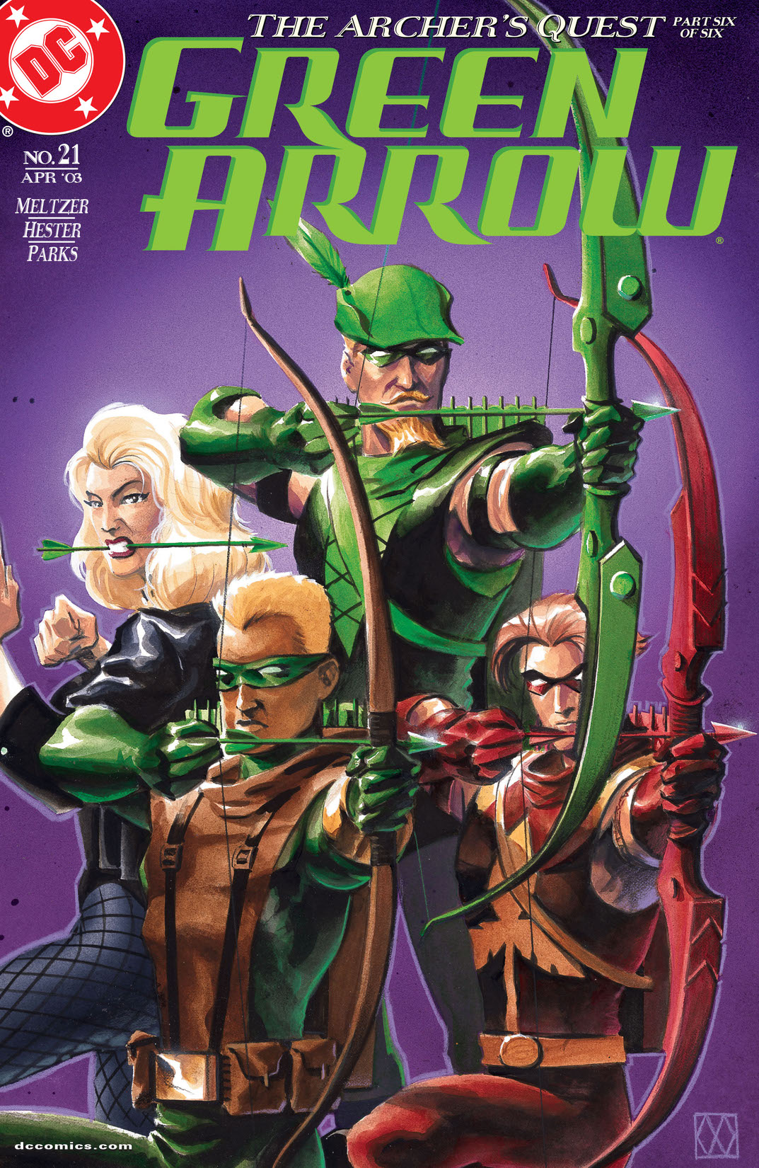 Green Arrow (2001-) #21 preview images