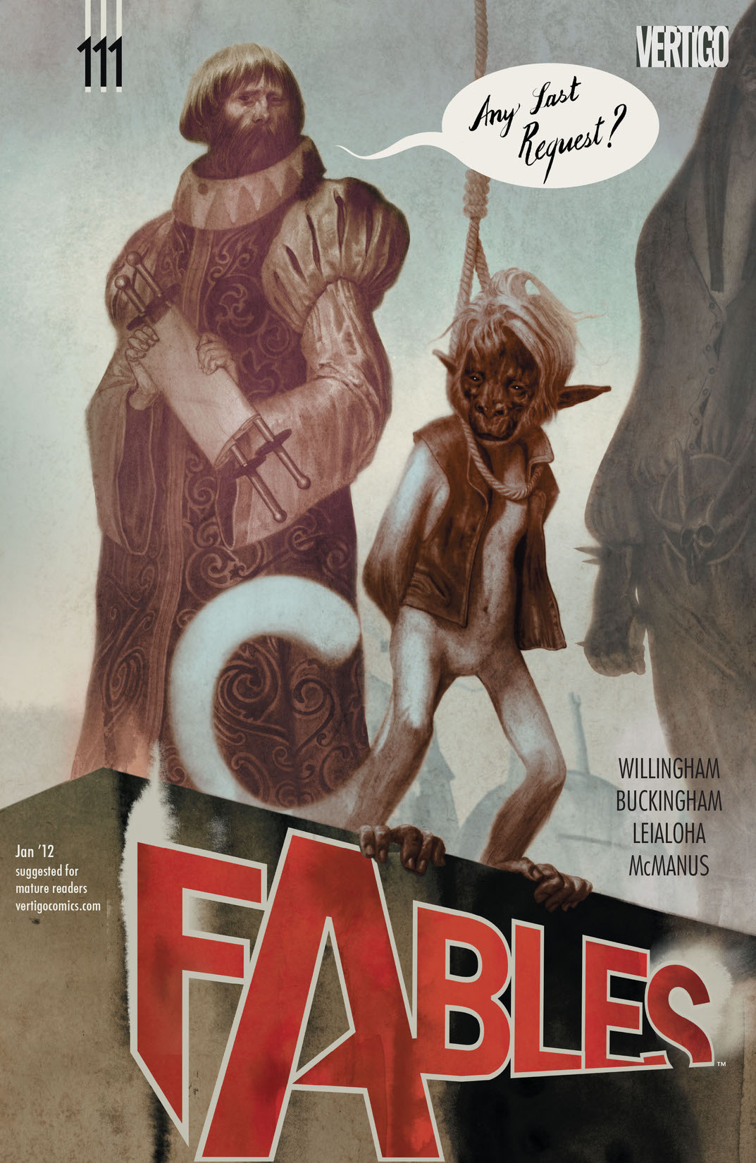Fables #111 preview images