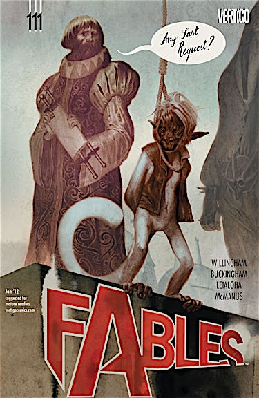 Fables #111 preview images