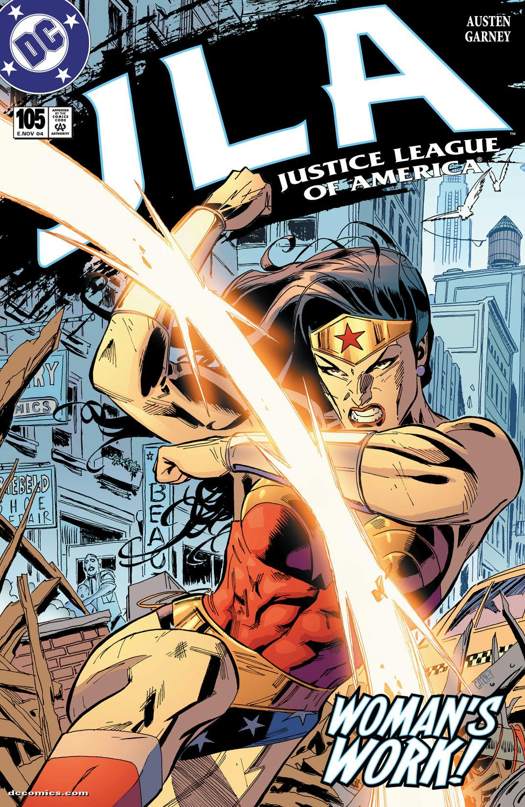 JLA #105 preview images