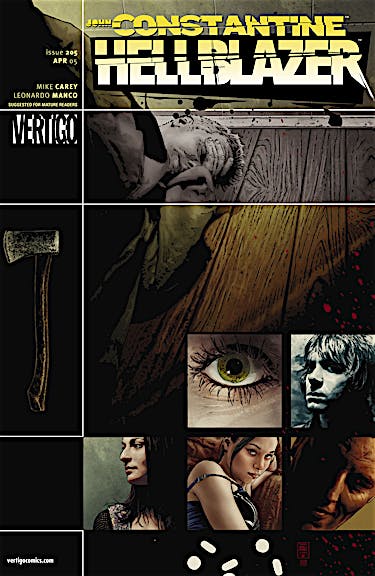 Hellblazer #205 preview images