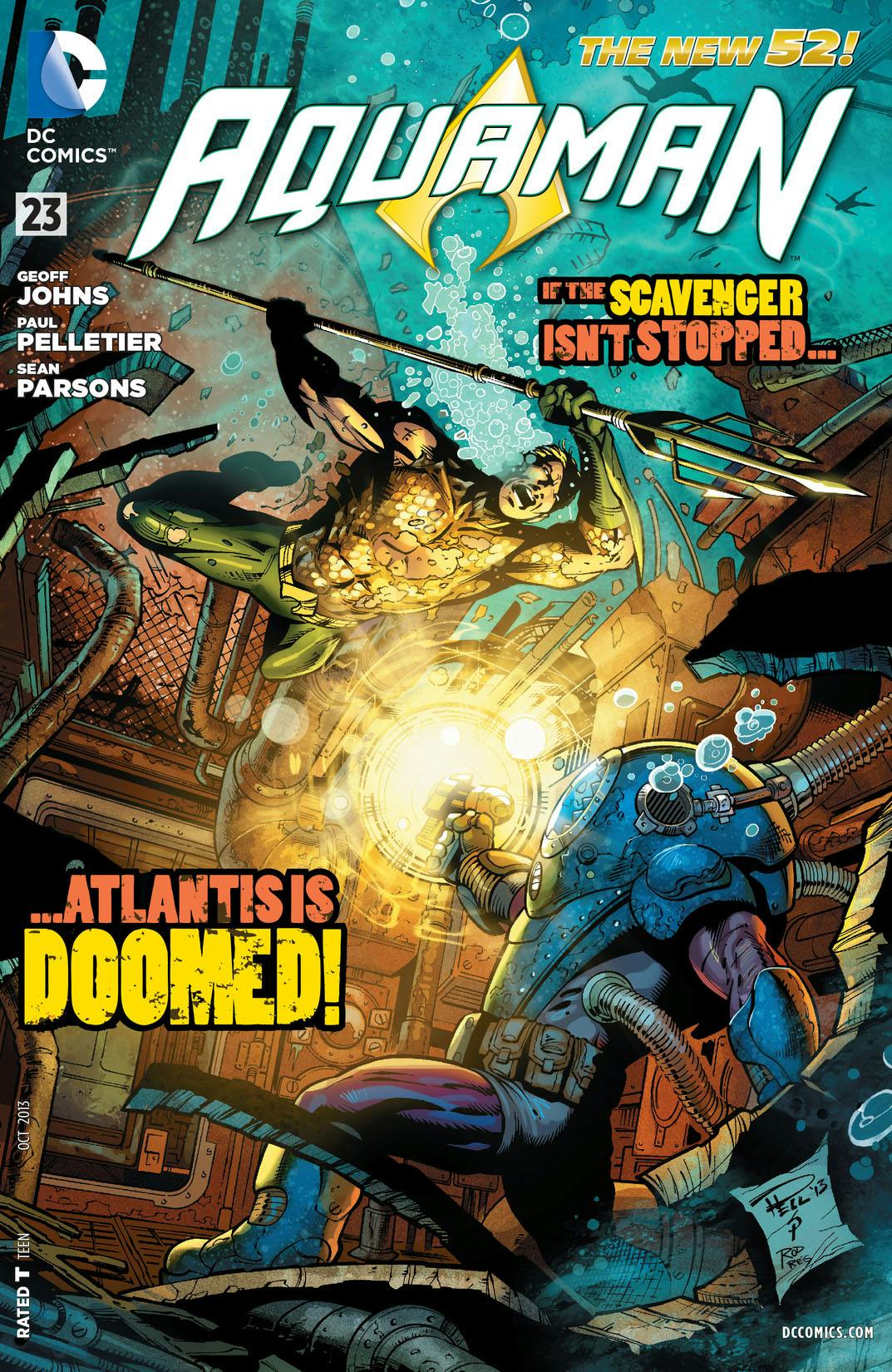 Aquaman (2011-) #23 preview images