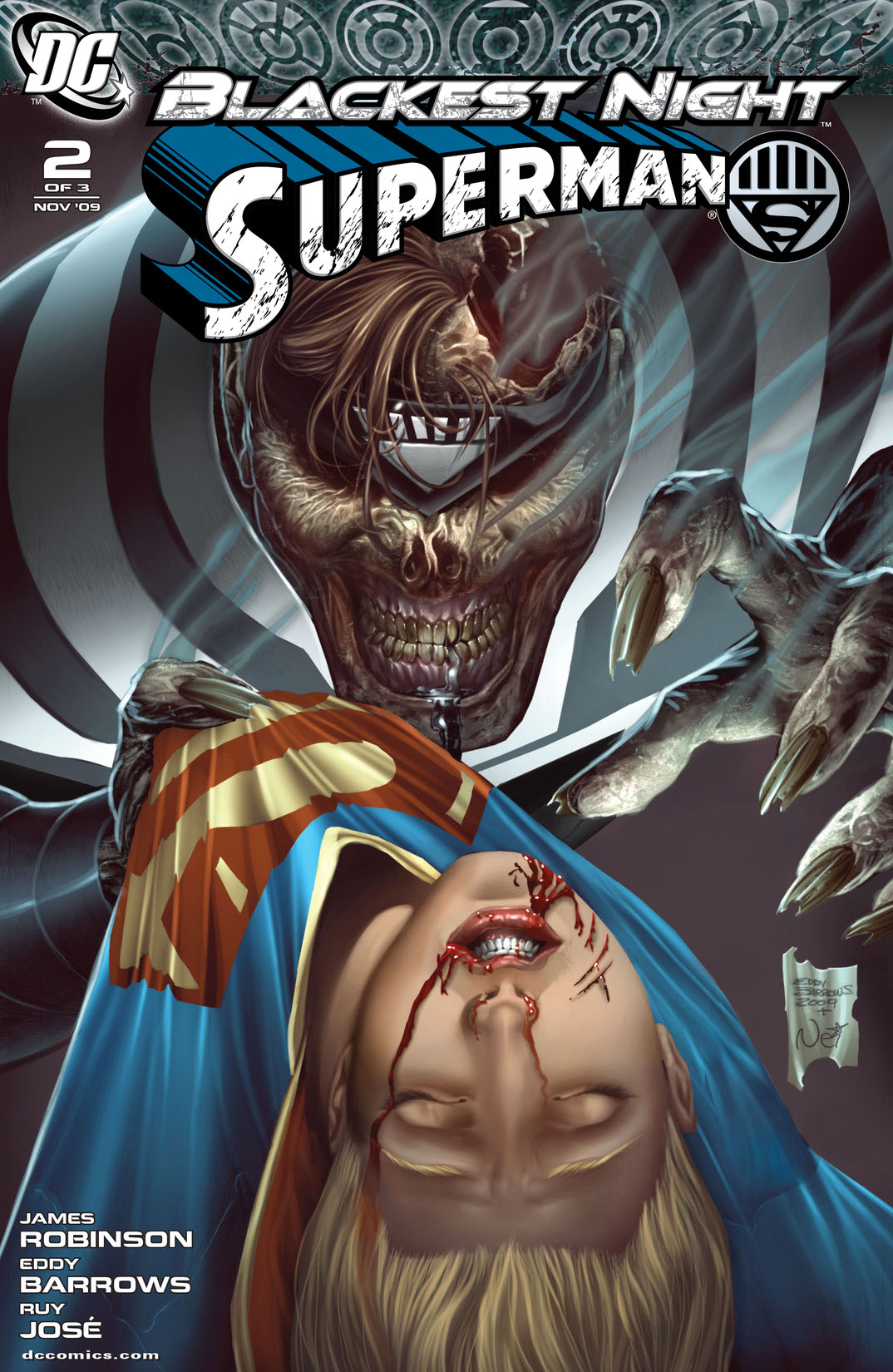 Blackest Night: Superman #2 preview images