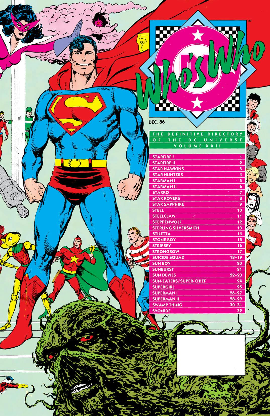 Who's Who: The Definitive Directory of the DC Universe #22