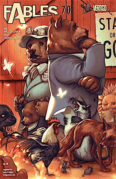 Fables #70 preview images