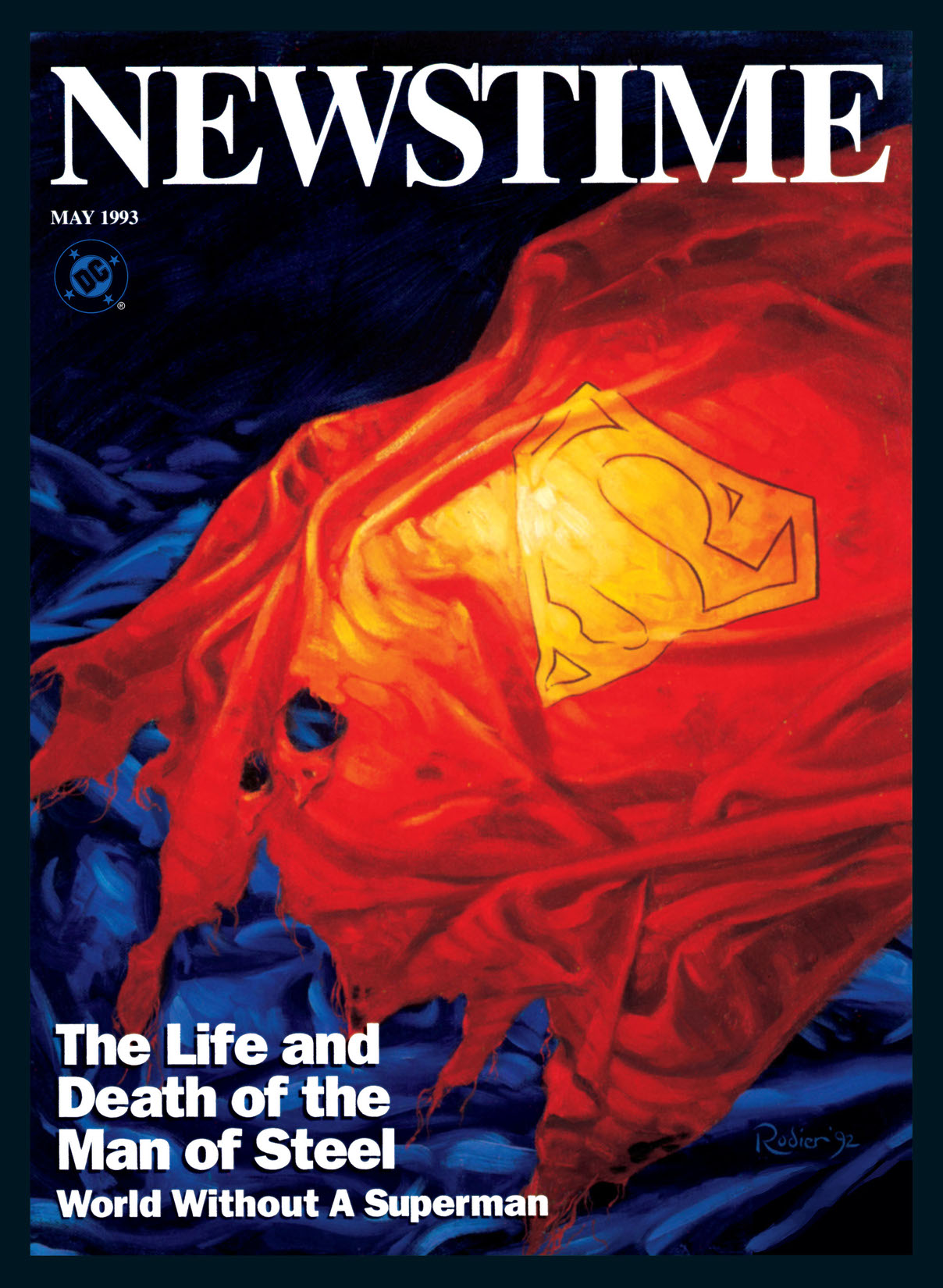 Newstime: The Life and Death of Superman #1 preview images