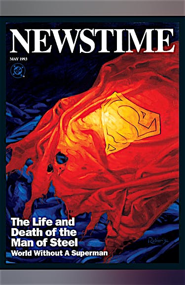 Newstime: The Life and Death of Superman #1 preview images
