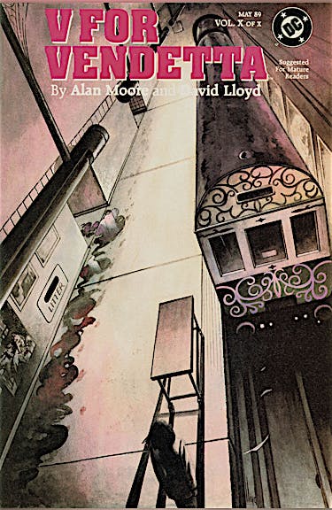 V for Vendetta #10 preview images