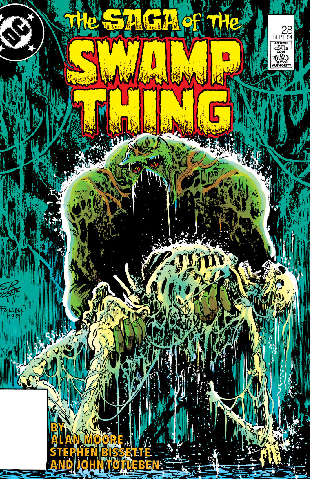 The Saga of the Swamp Thing (1982-) #28 preview images