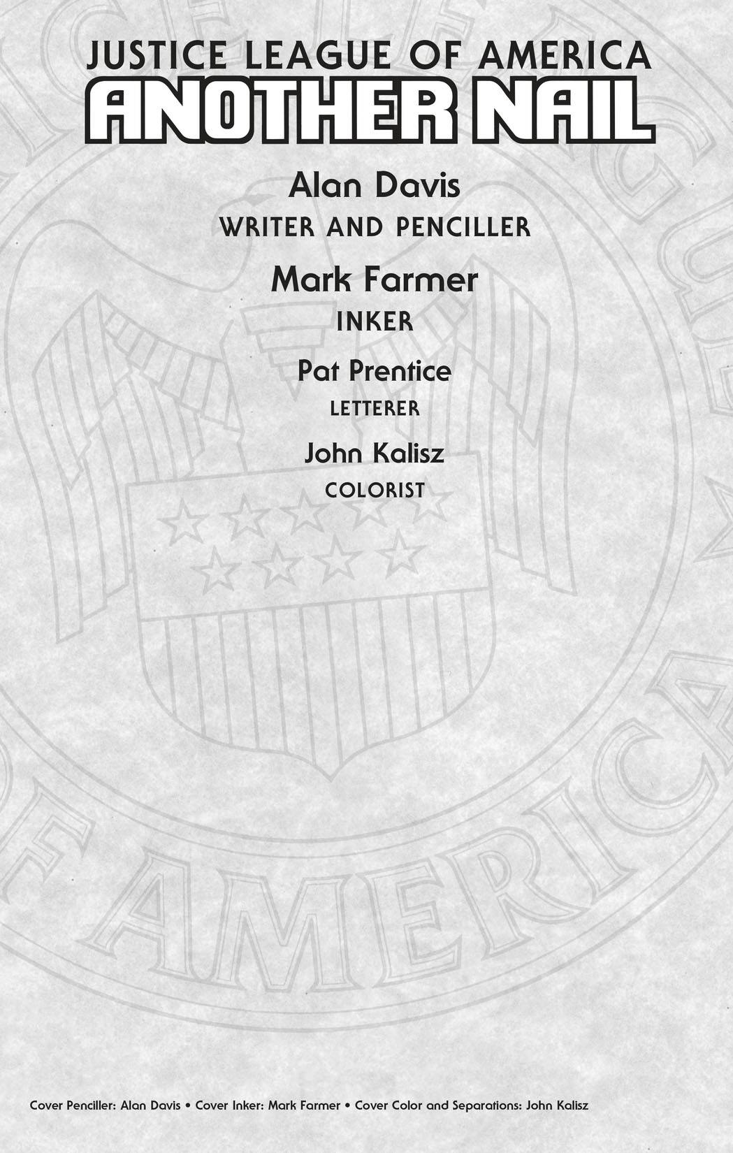 Justice League of America: Another Nail series preview2