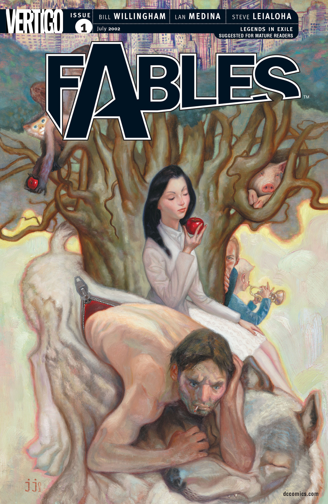 Fables #1 preview images