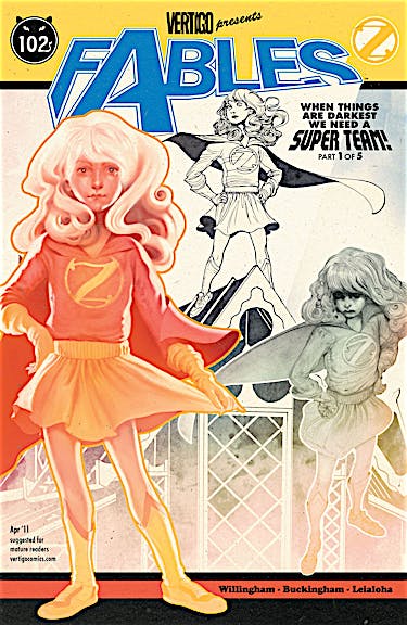 Fables #102 preview images