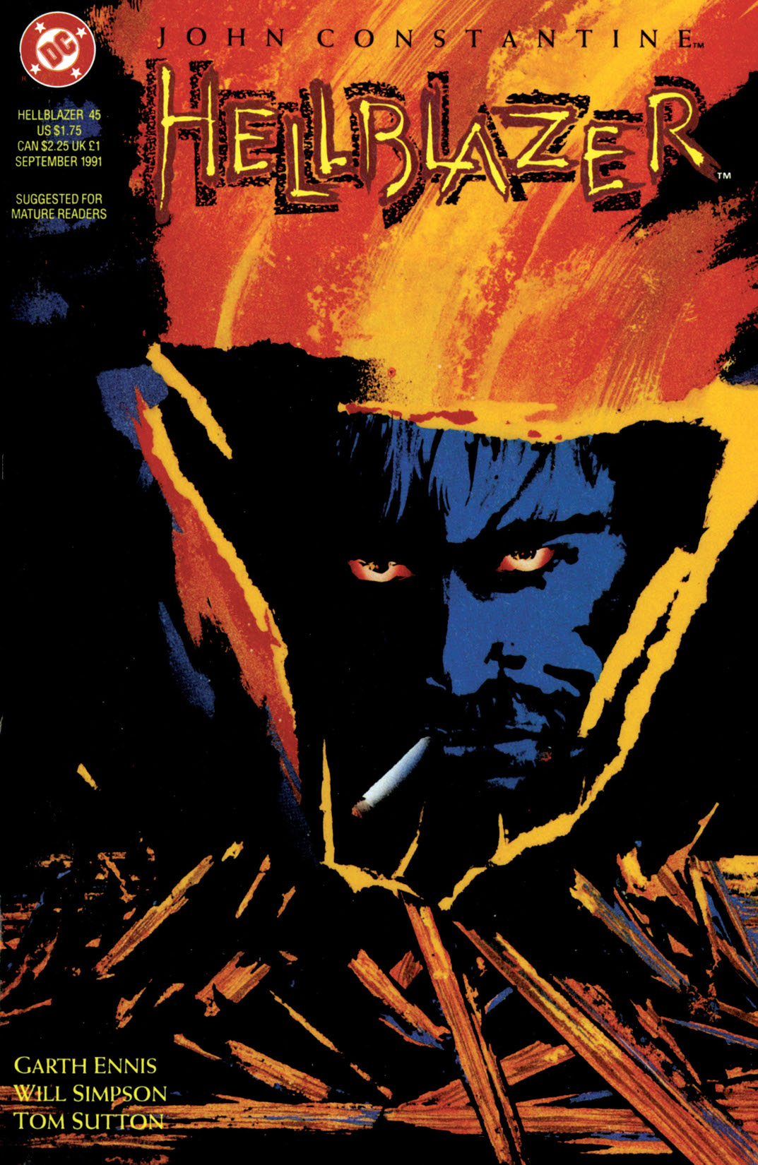 Hellblazer #45 preview images