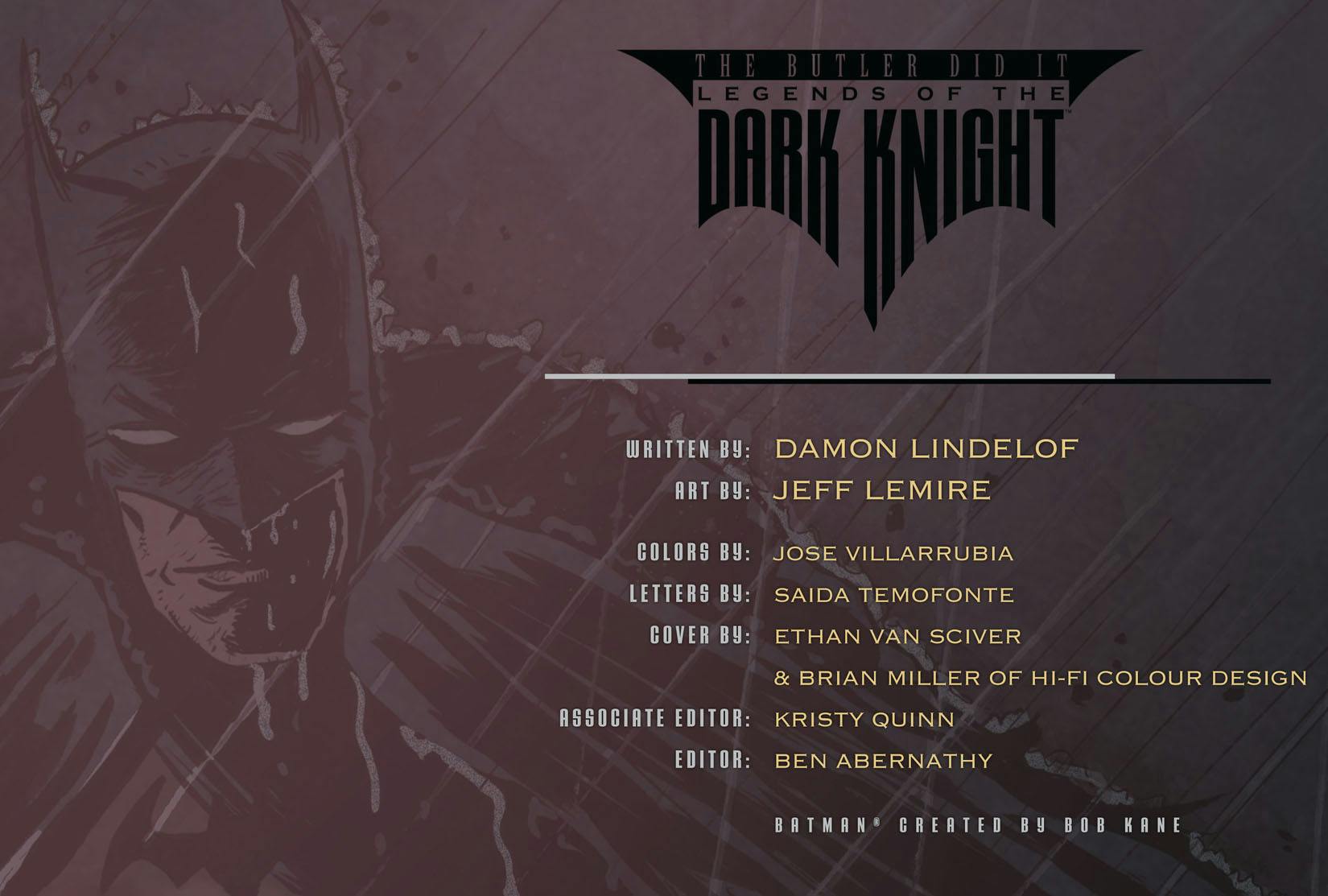 Legends of the Dark Knight (2012-2015) series preview1
