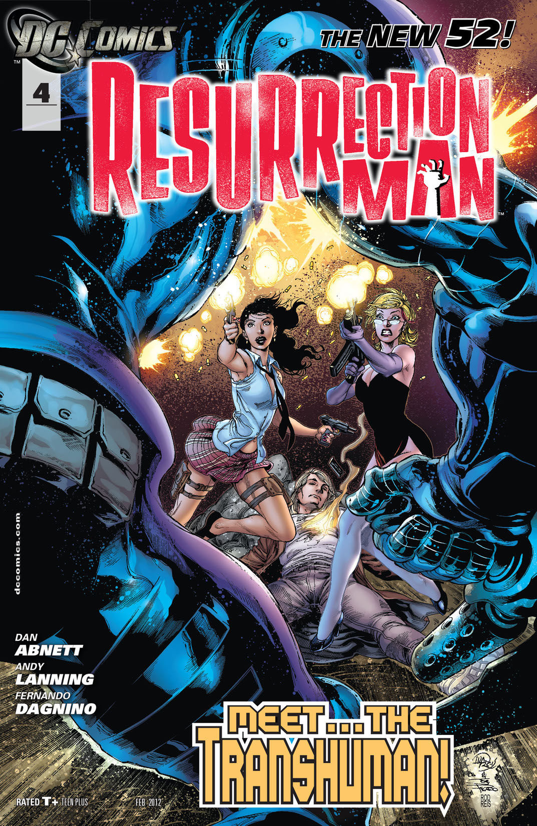 Resurrection Man (2011-) #4 preview images