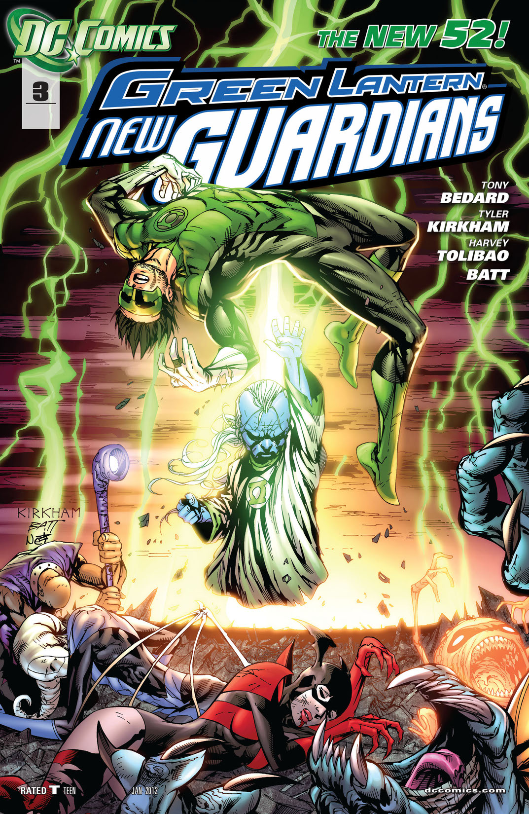 Green Lantern: New Guardians #3 preview images