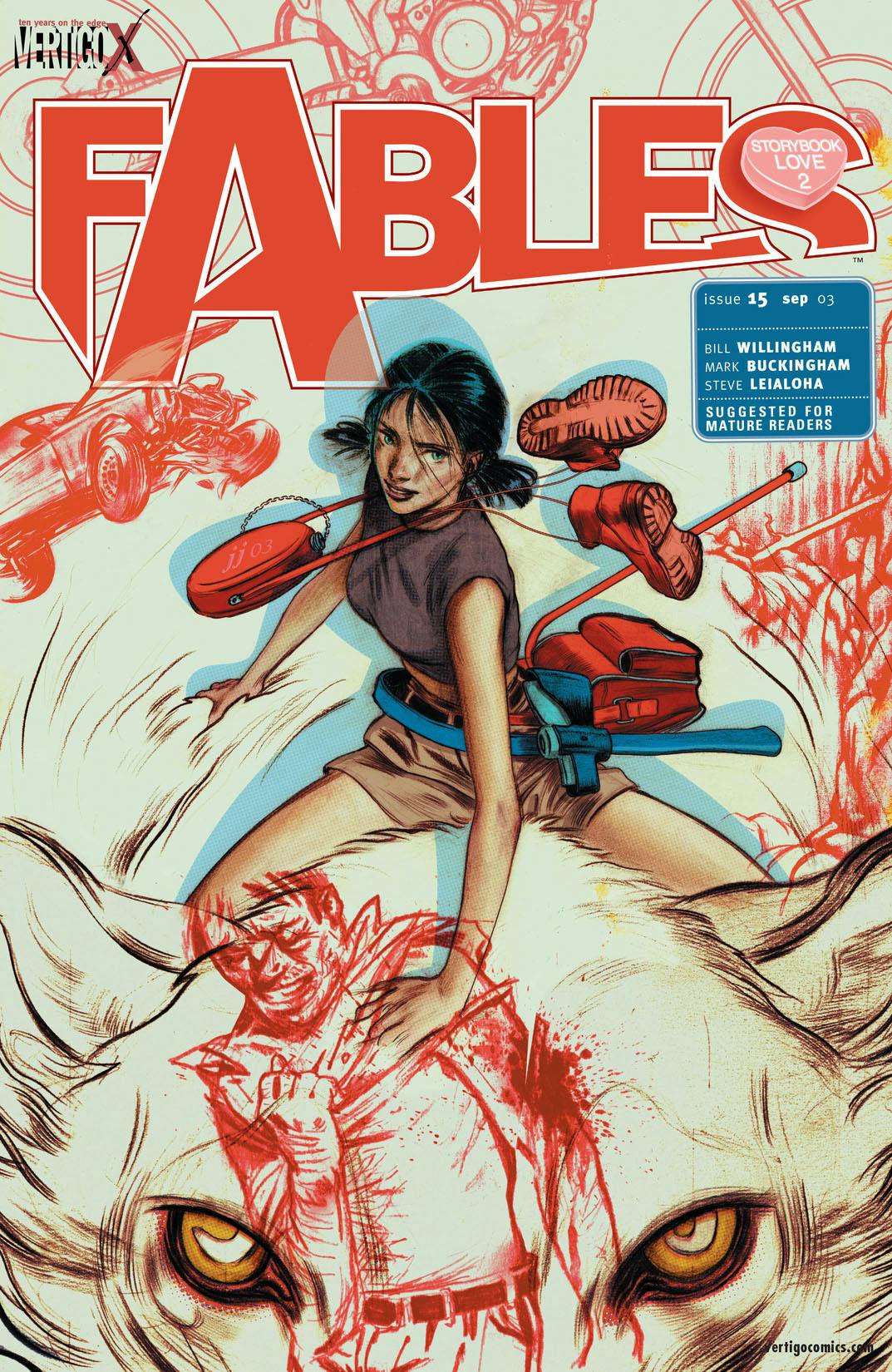 Fables #15 preview images