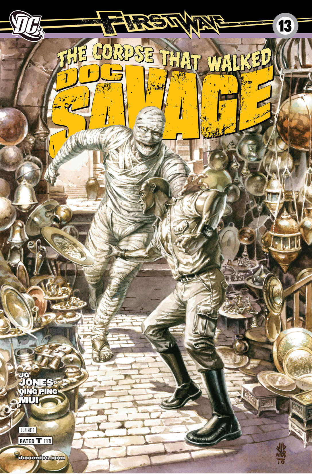 Doc Savage #13 preview images