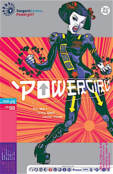 Powergirl #1 preview images