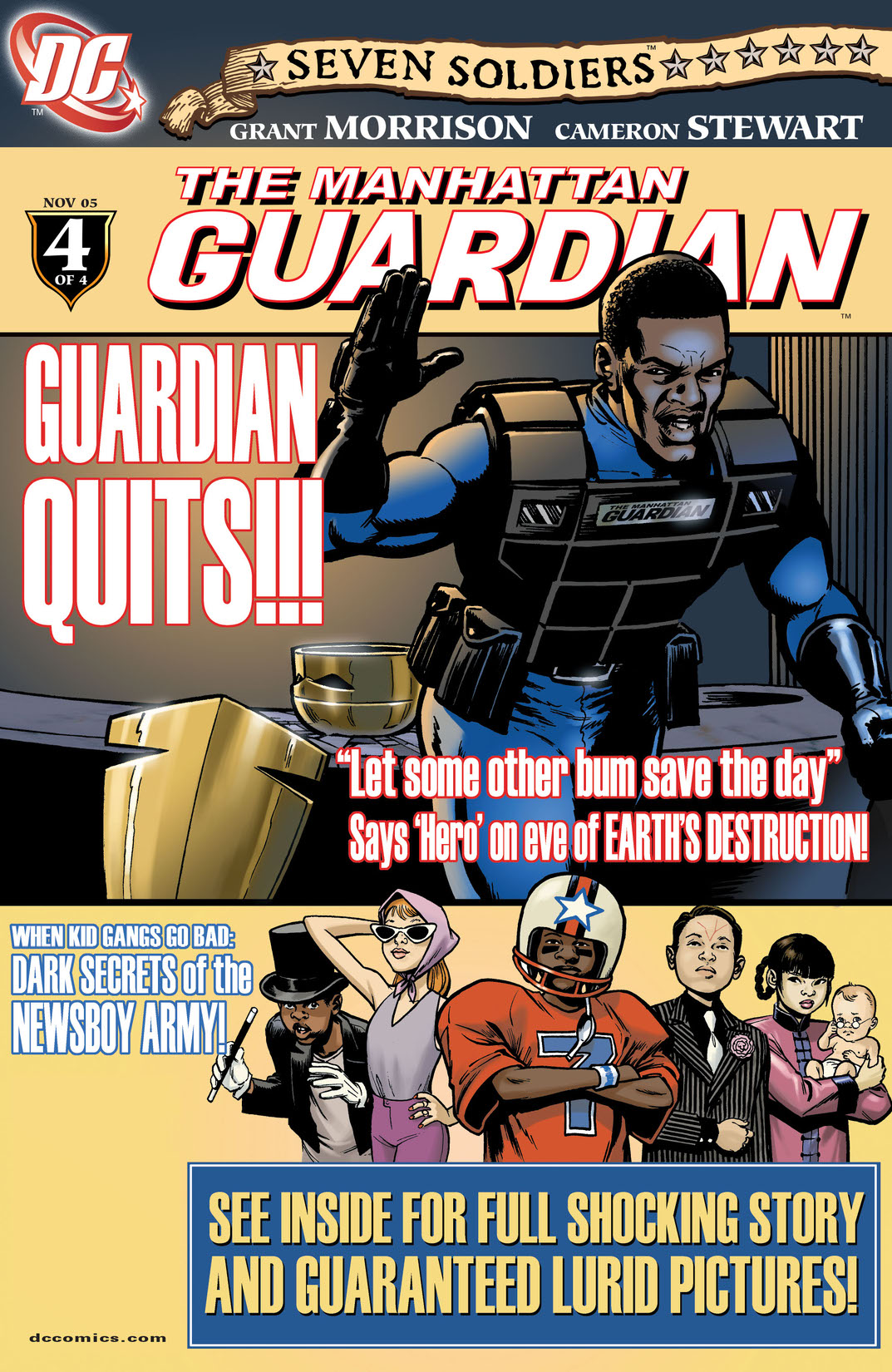 Seven Soldiers: The Manhattan Guardian #4 preview images
